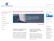 Tablet Screenshot of amanninformatik.ch